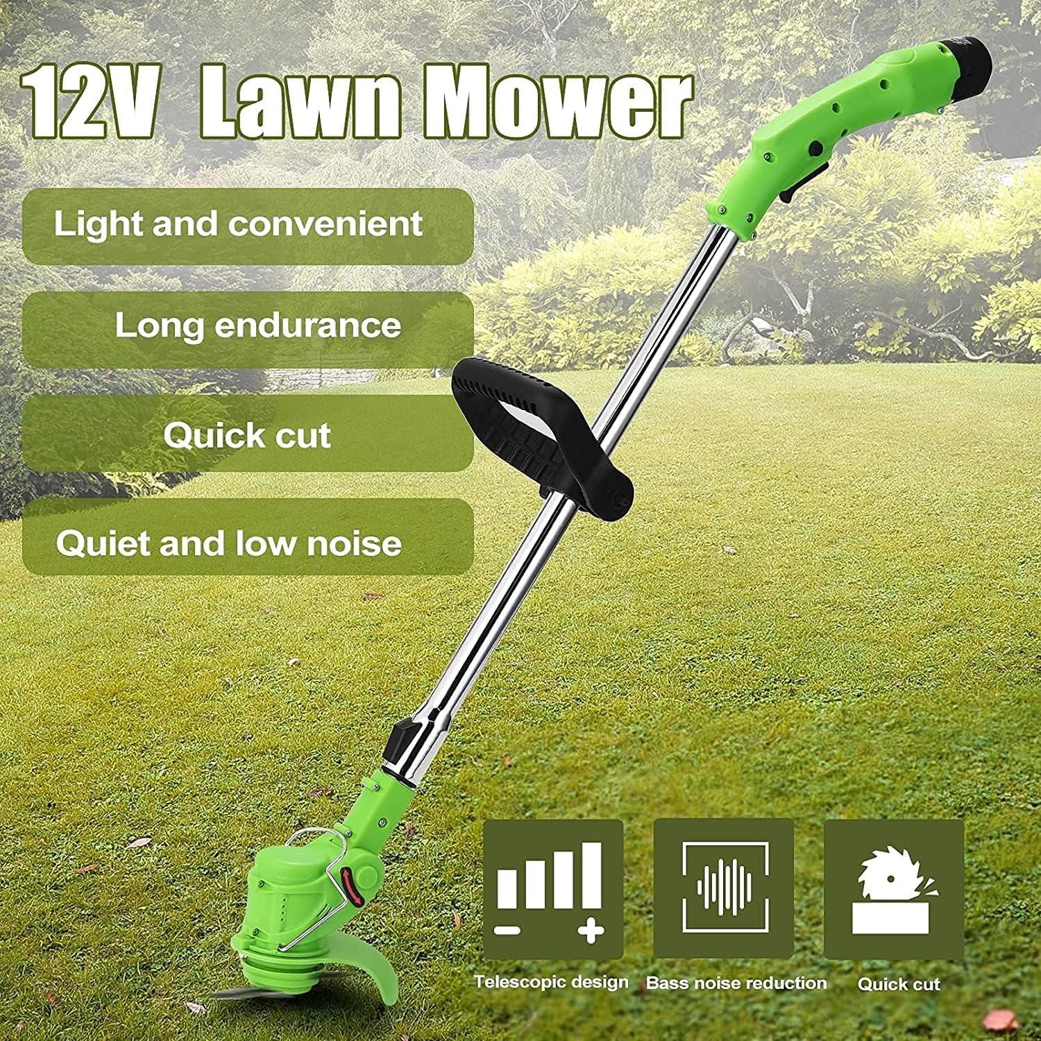 Our Honest Take on the 12V Portable Electric Lawn Mower's Performance