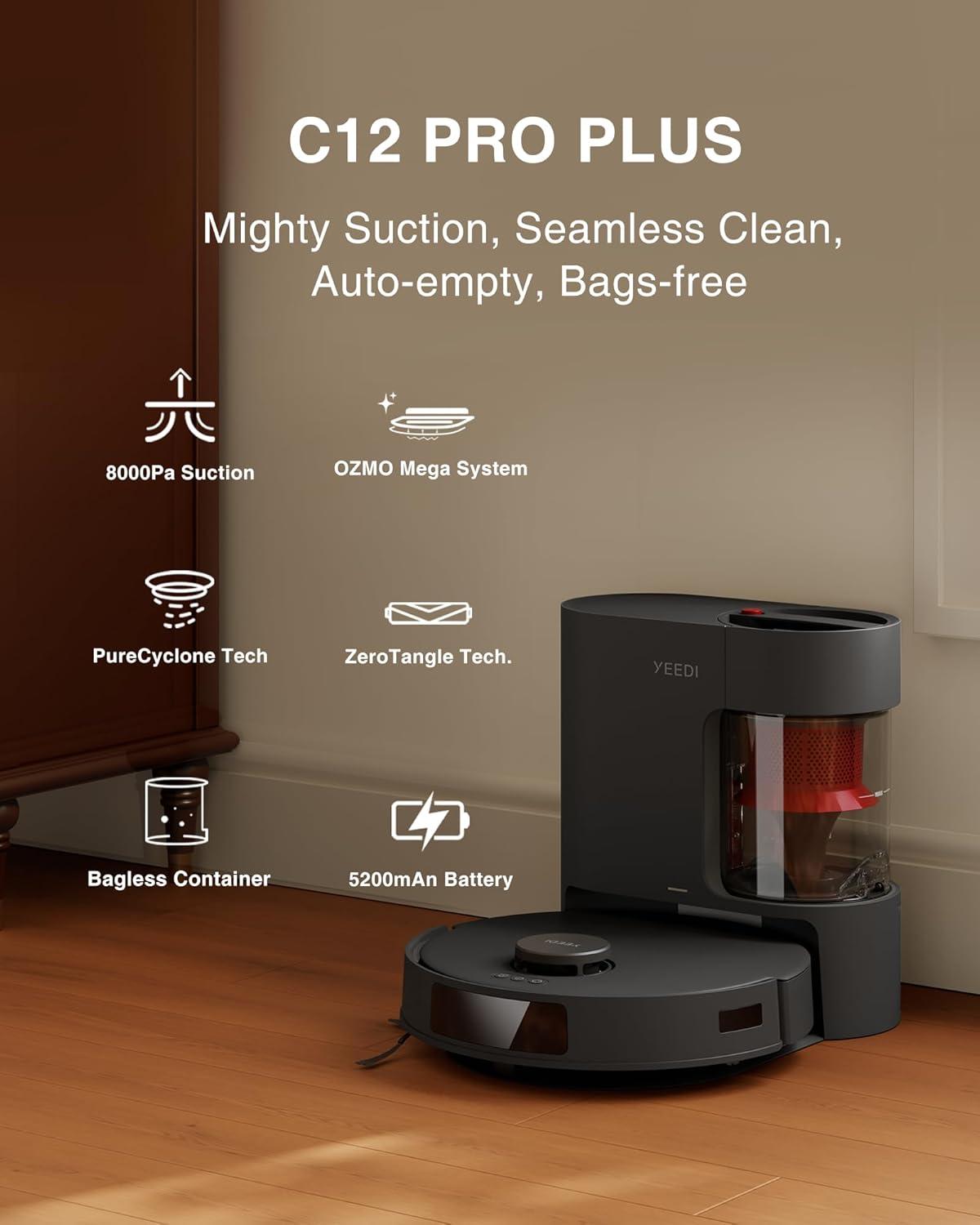 Our Honest Take on the Yeedi C12 PRO Plus Robot Vacuum⁣ & Mop