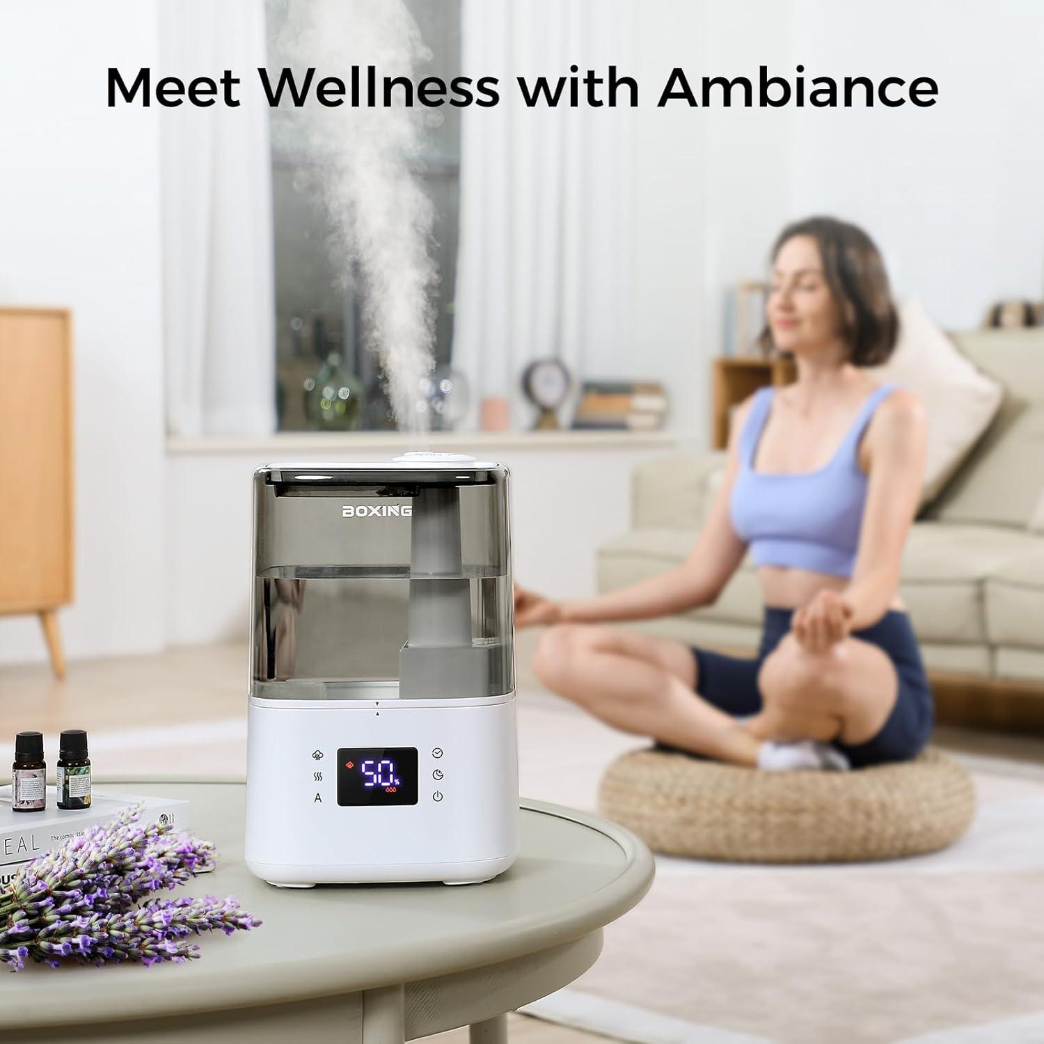 Our Honest ⁢Take: ‌BOXING Warm & cool‍ Mist Humidifier‌ for Large Rooms