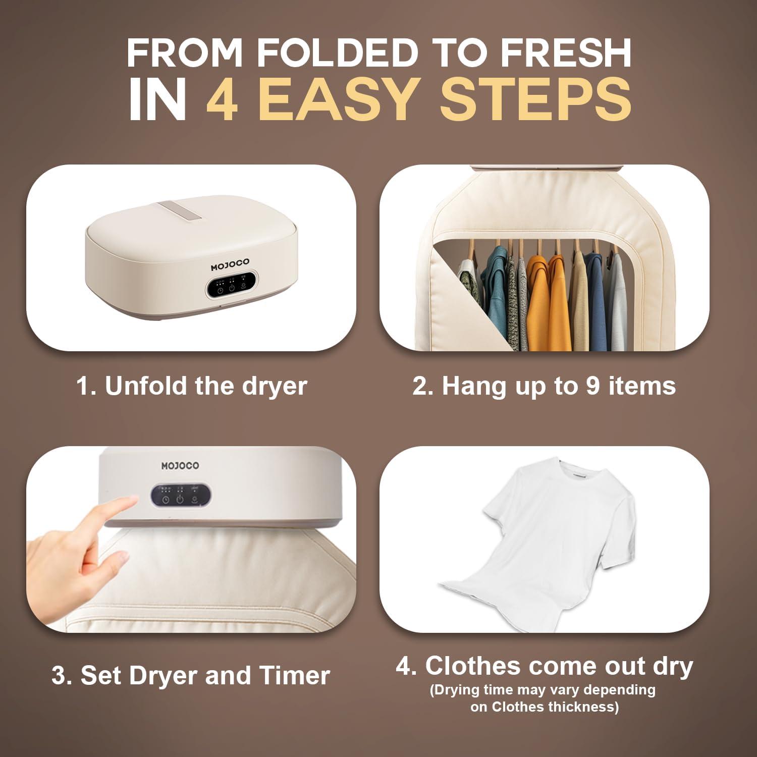 How We Streamlined Laundry with MOJOCO's Portable Mini Dryer