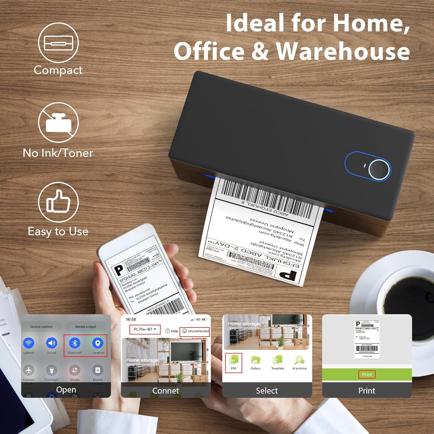 Our Take on the Nelko Bluetooth Thermal Label ⁣Printer: fast & Flexible