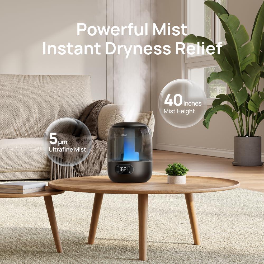 Our Honest take on the Quiet & smart Dreo Bedroom Humidifier