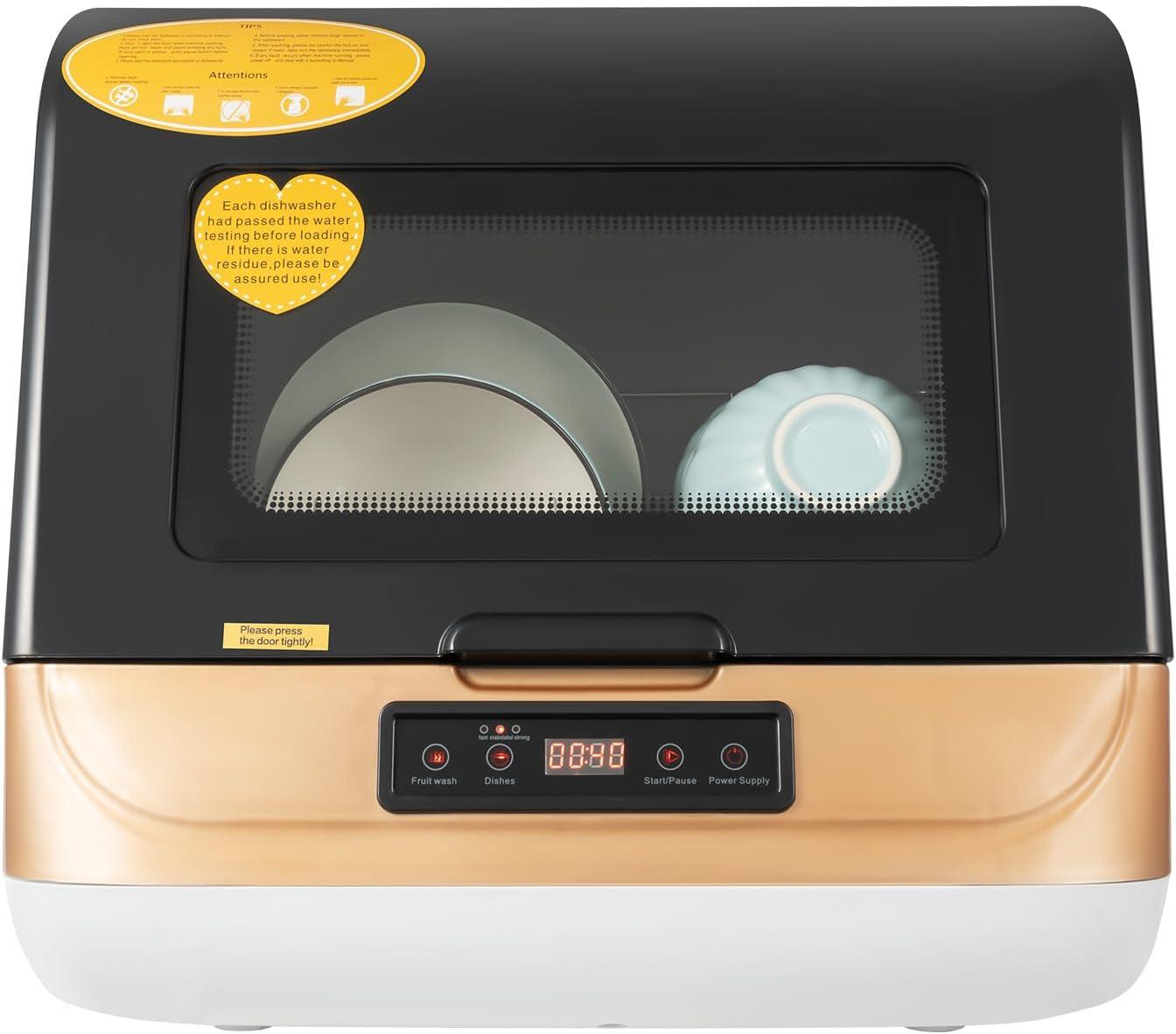 Top Compact and Portable Dishwashers with High-Temp Wash, Drying & Easy Setup