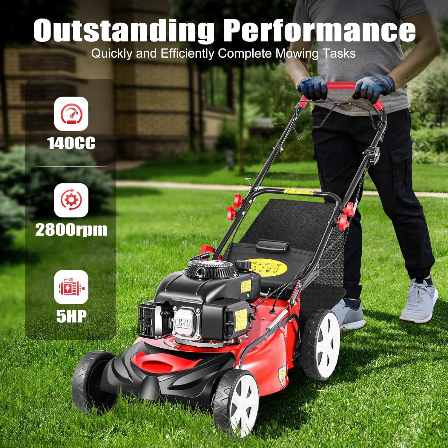 Powerful⁤ & adjustable: A Smooth Ride with Our​ 20-Inch ⁤Mower
