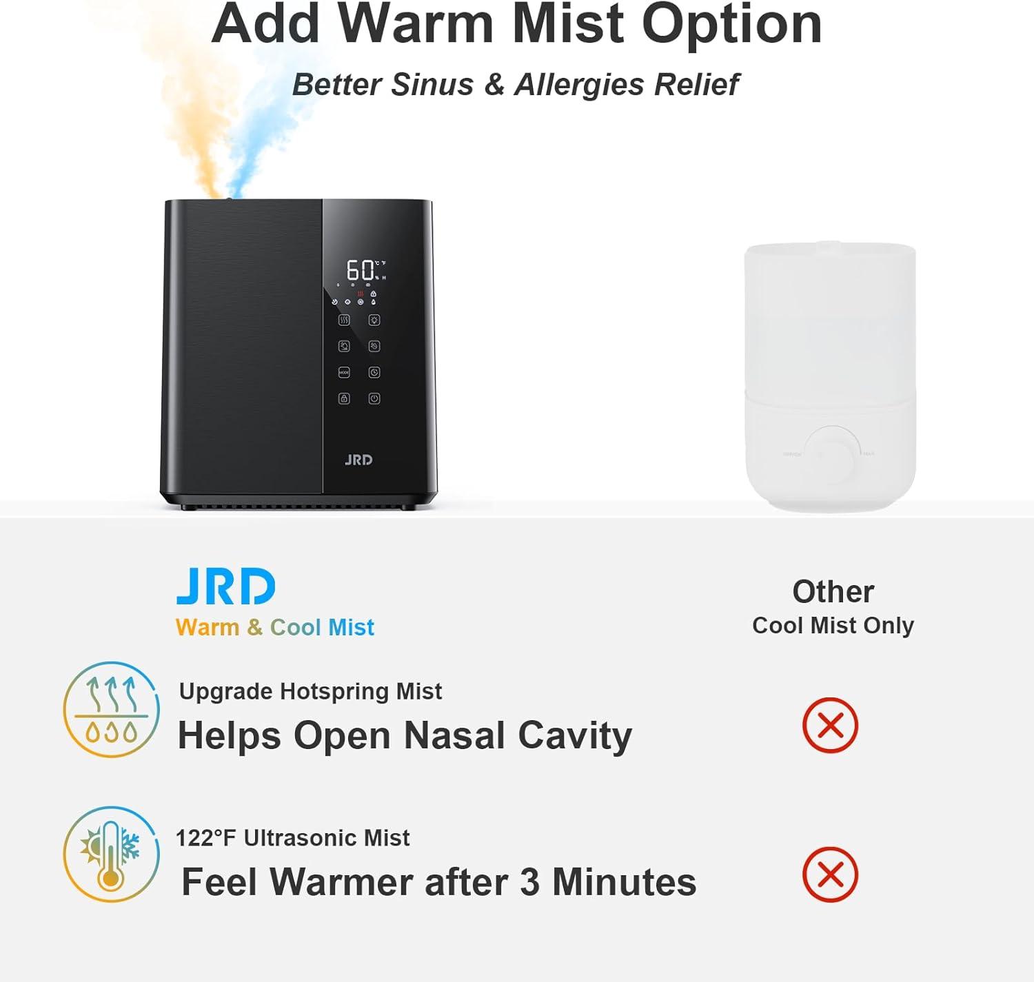 Finding our Perfect Balance: JRD warm & Cool Mist humidifier review