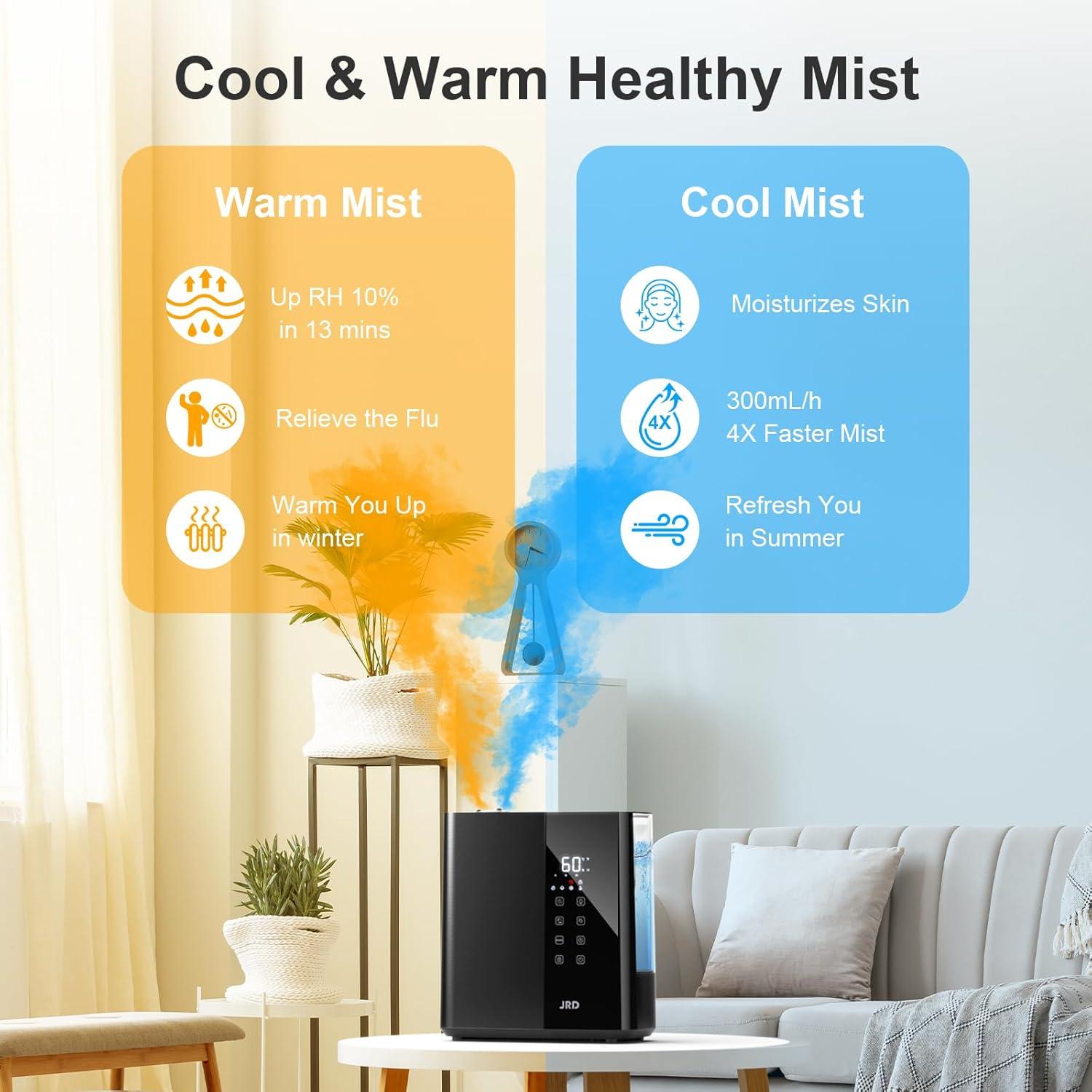 Finding Our Perfect Balance: JRD Warm & Cool Mist Humidifier Review