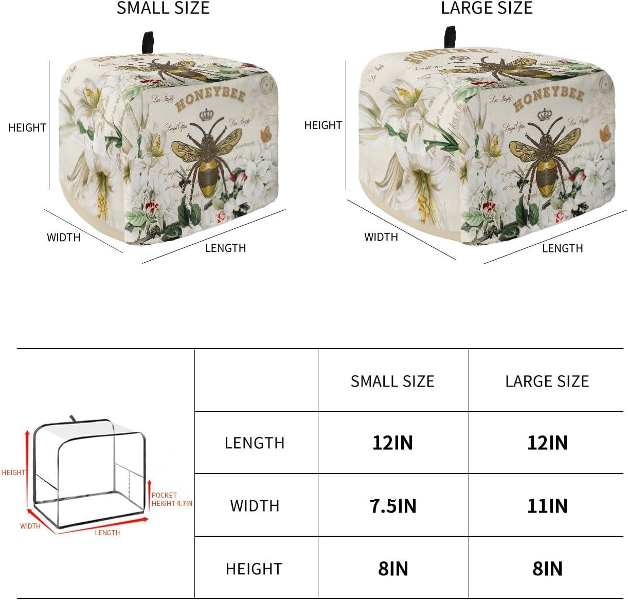 Keeping Our Kitchen Tidy:‌ Toaster Cover with Style & Pockets