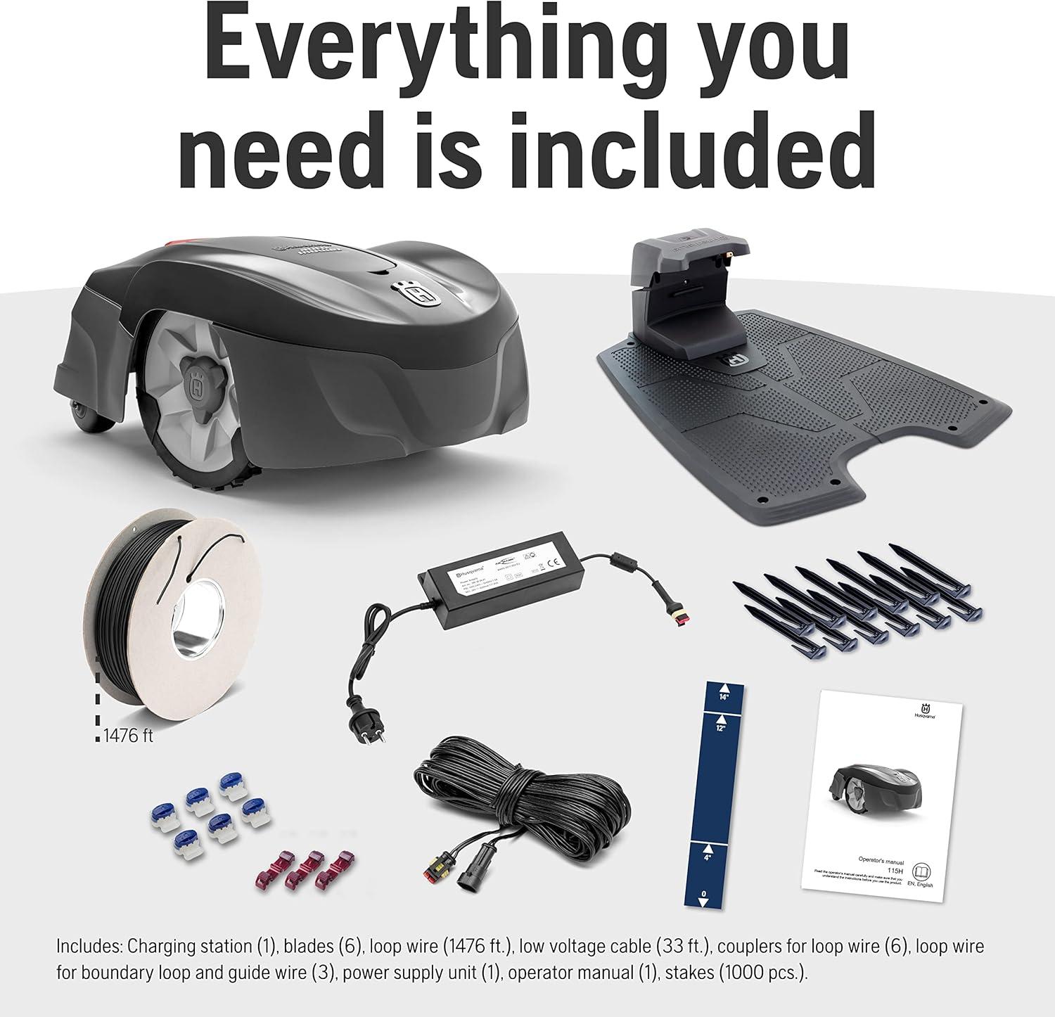 Effortless Lawn Care with Husqvarna's Smart Automower 115H