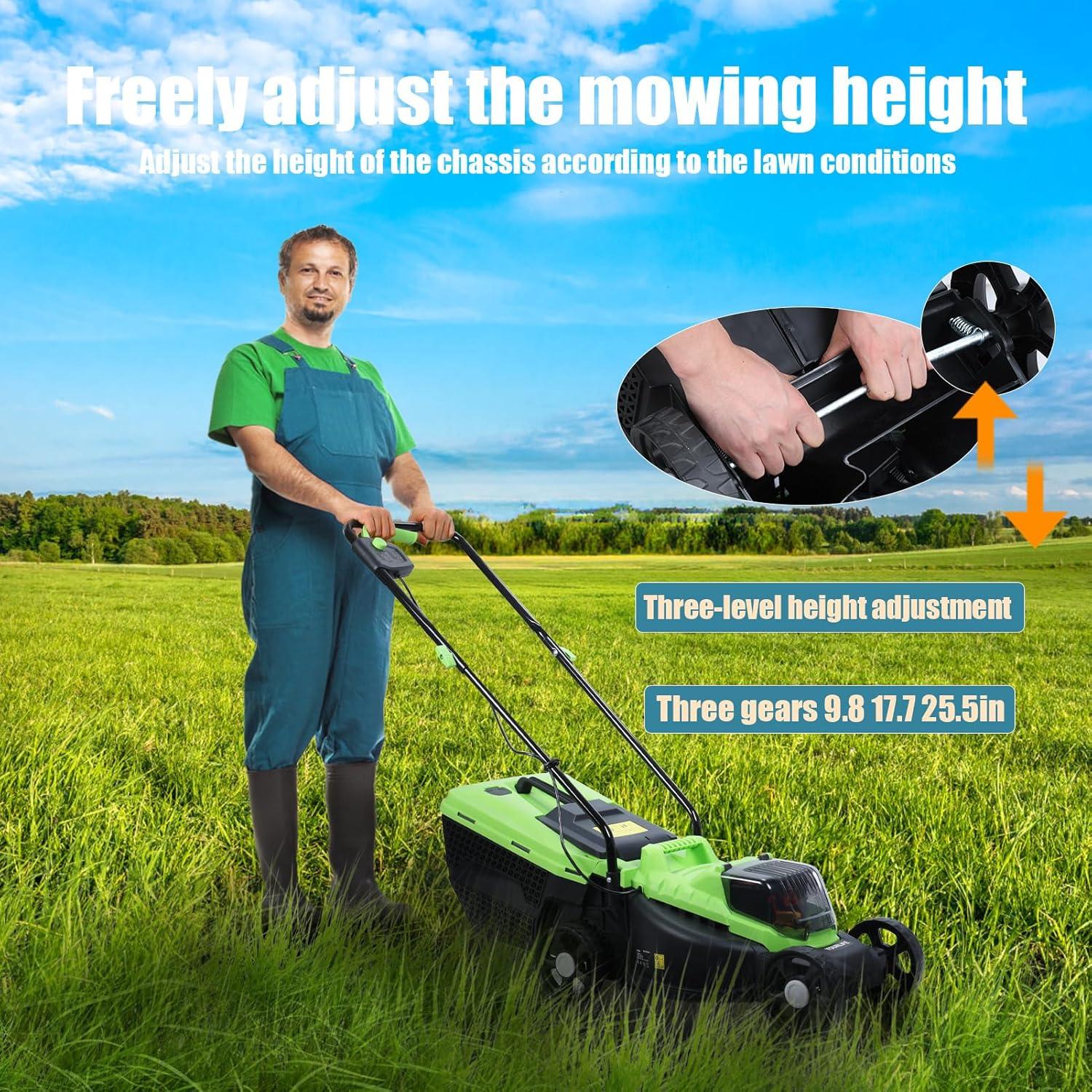 Cutting Edge Power: Exploring the 21V Cordless Lawn Mower's Performance