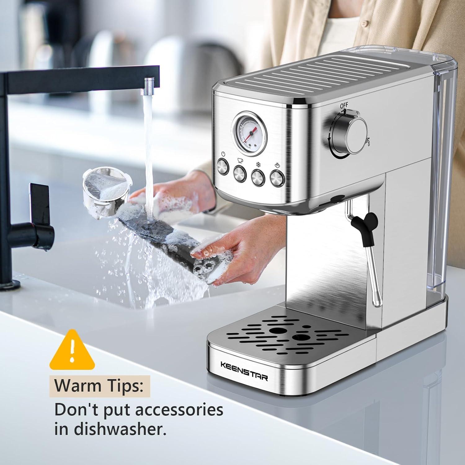 Brew Bold & Smooth: Exploring the Keenstar 20 Bar Espresso maker