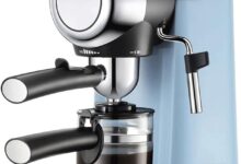 Brewing At Home Exploring Sky Blue Semi Automatic Espresso Bliss