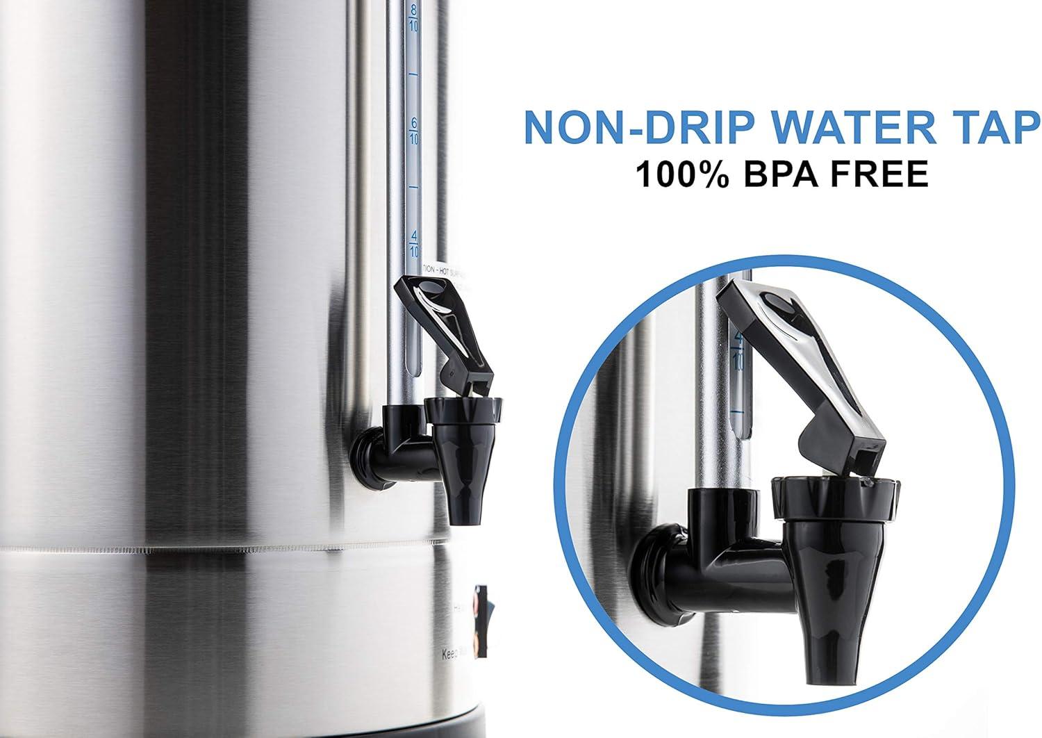 Brewing Big with SYBO's 50-Cup Stainless Steel Coffee Urn