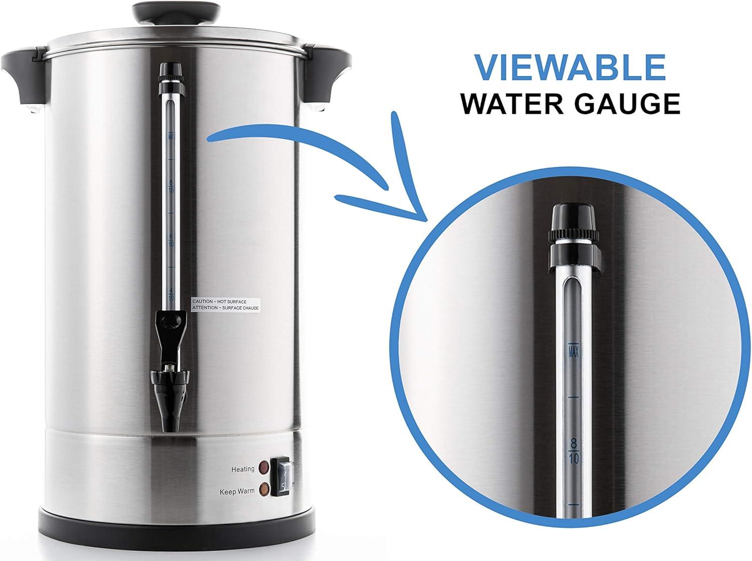 Brewing Big with SYBO's 50-Cup Stainless Steel Coffee Urn