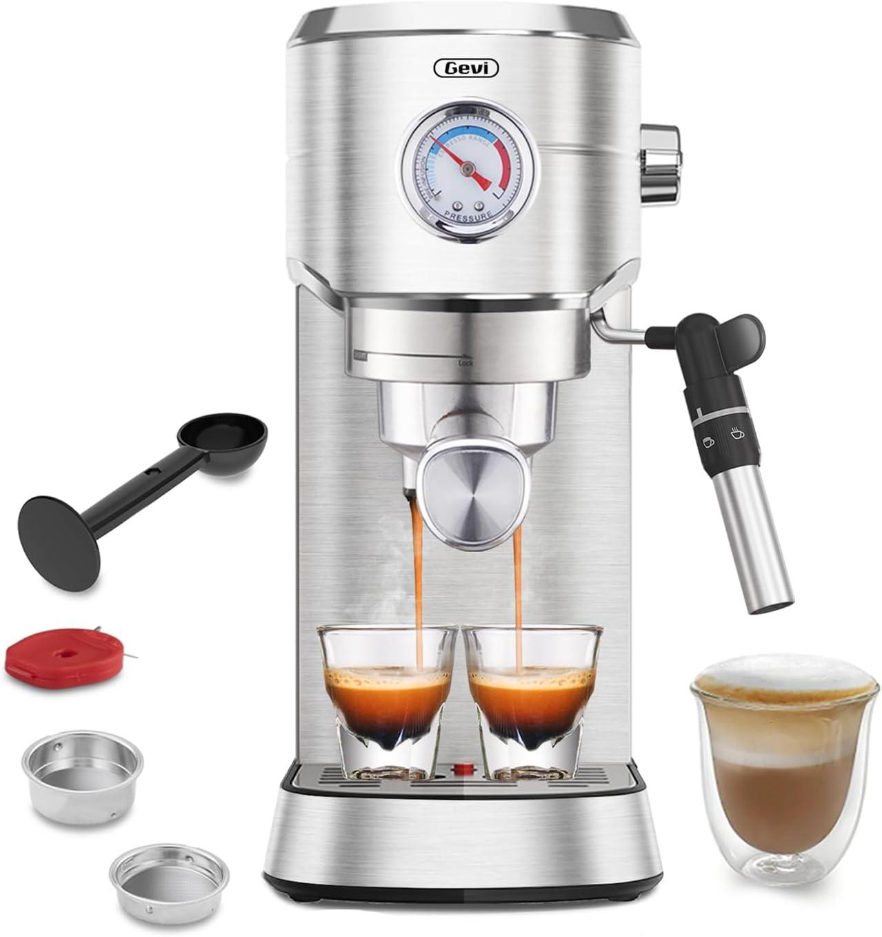 Brewing Café-Quality Espresso at Home with Gevi's Machine