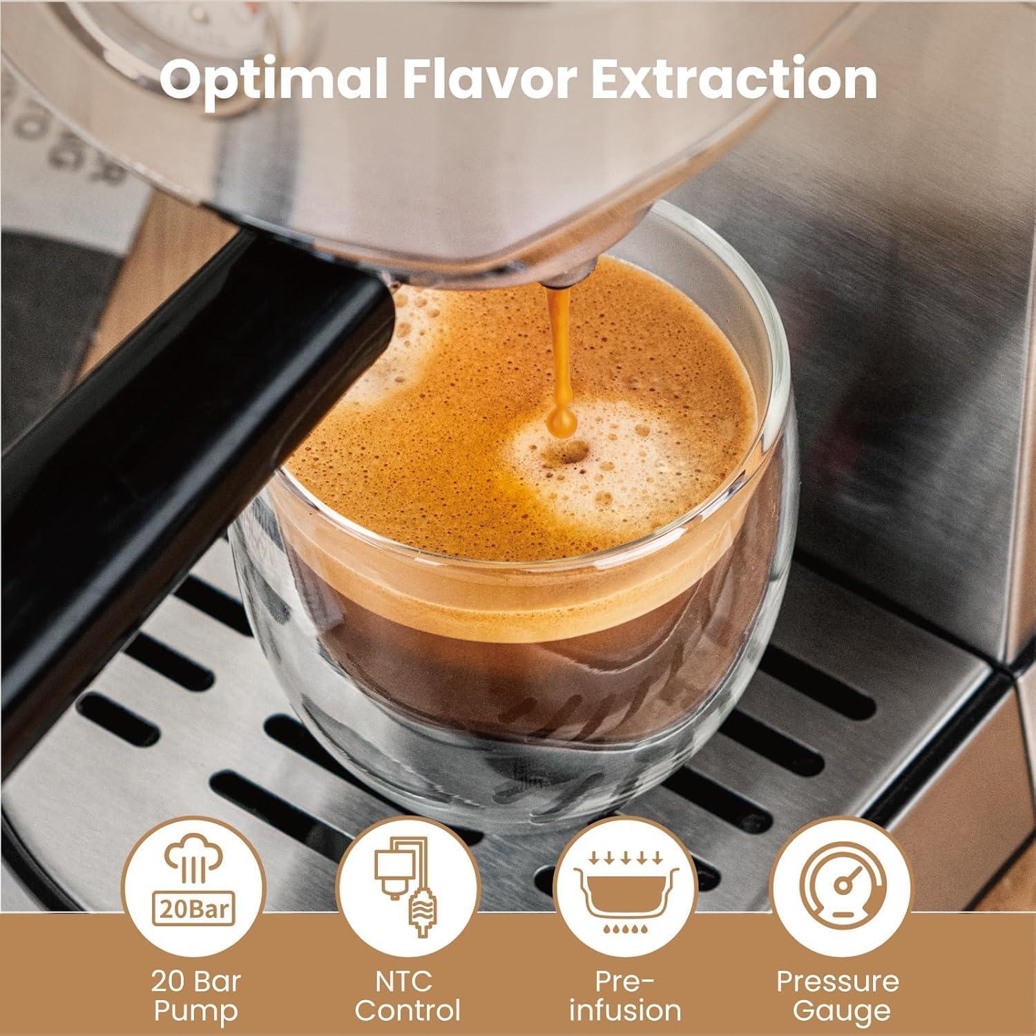Brewing Café-Quality Espresso at Home with Gevi's Machine