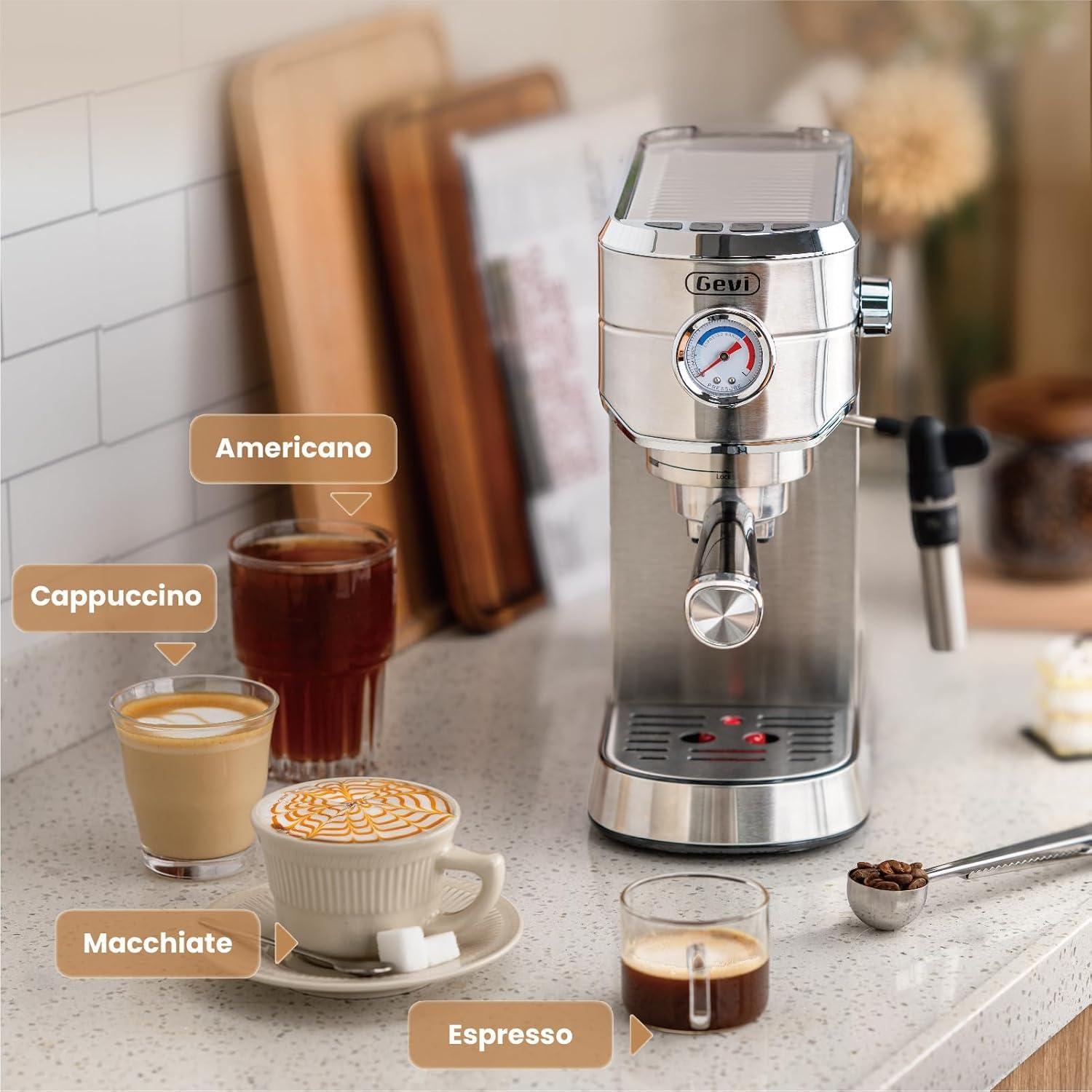 Brewing Café-Quality Espresso at Home with Gevi's Machine