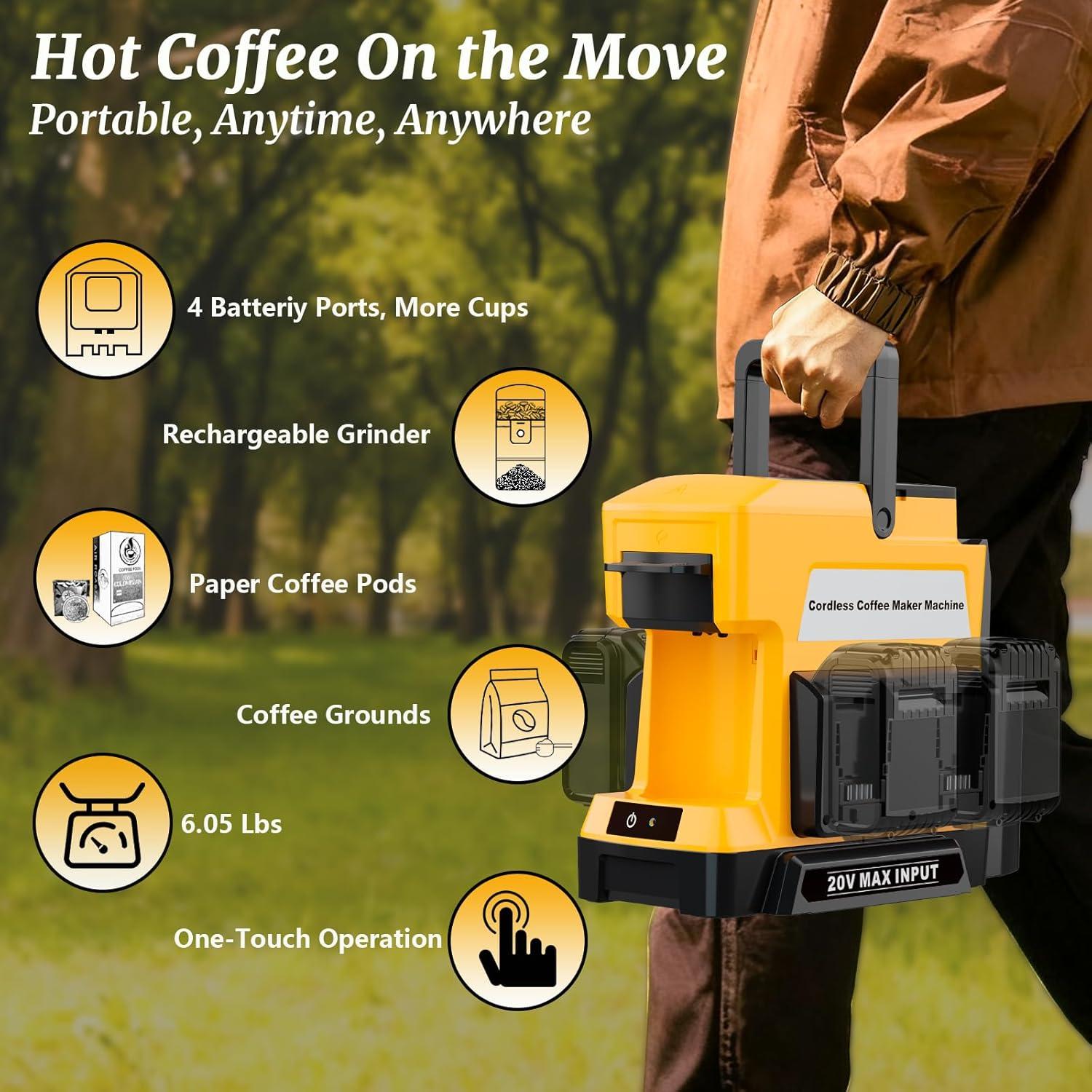 Brewing Freedom: Exploring Dewalt's Cordless Coffee Maker Power