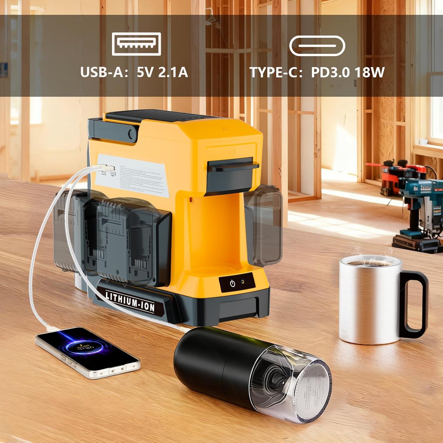 Brewing Freedom: Exploring Dewalt's Cordless Coffee Maker Power
