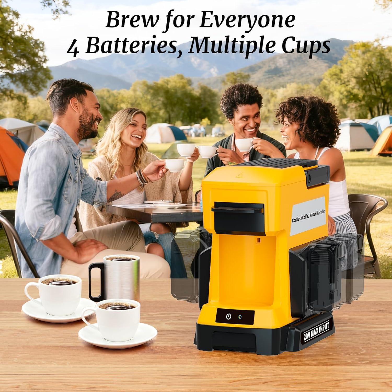 Brewing Freedom: Exploring Dewalt's cordless Coffee Maker Power