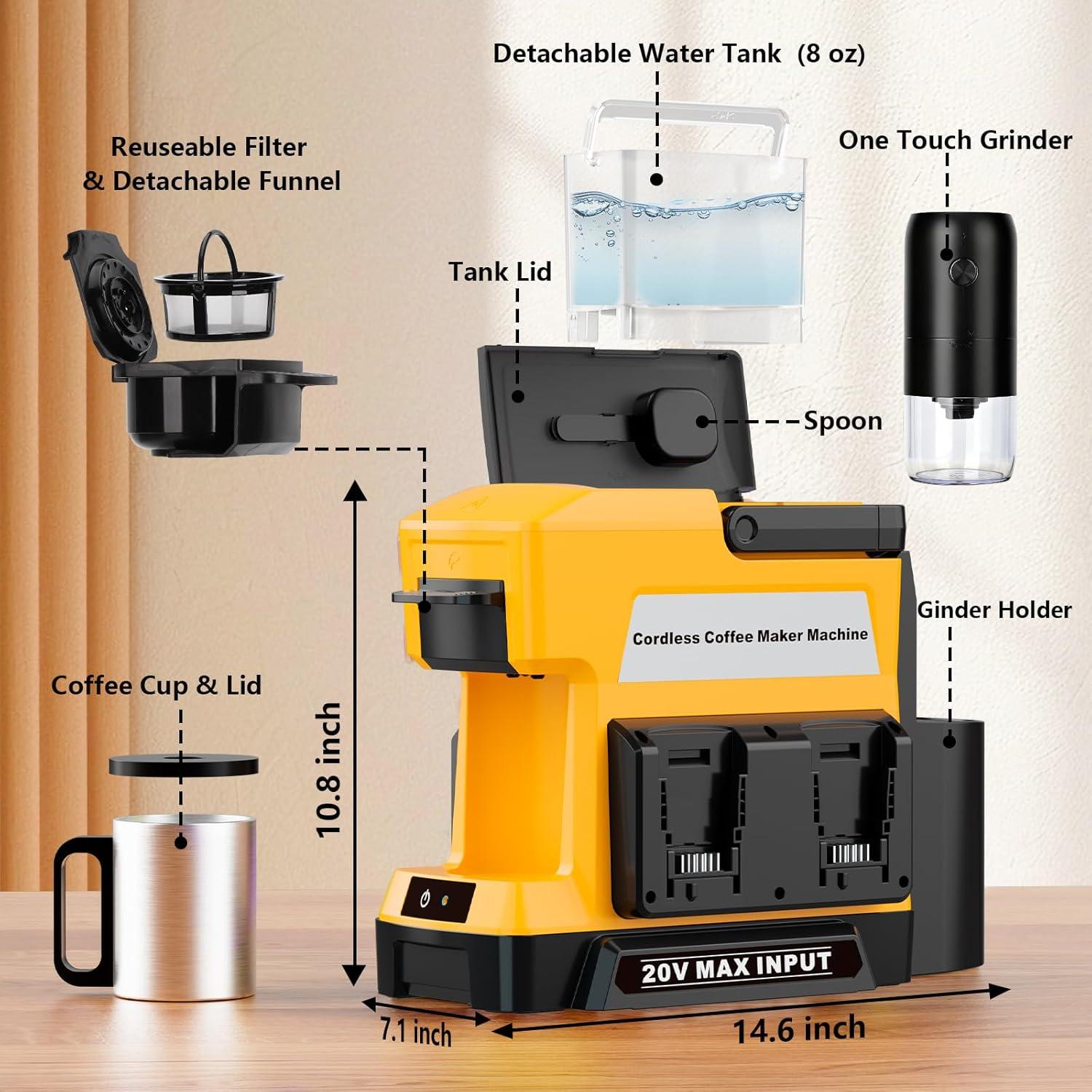 Brewing Freedom: Exploring Dewalt's Cordless Coffee Maker Power