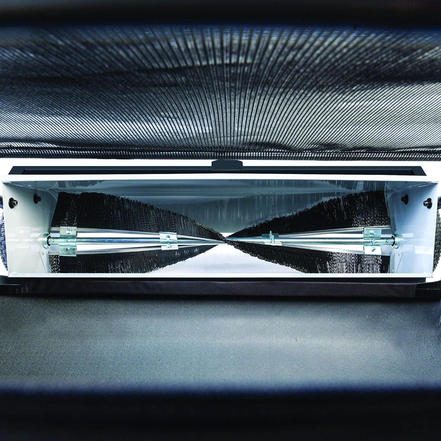 Effortless Lawn cleanup with Ohio Steel's 22 cu.ft. Sweeper