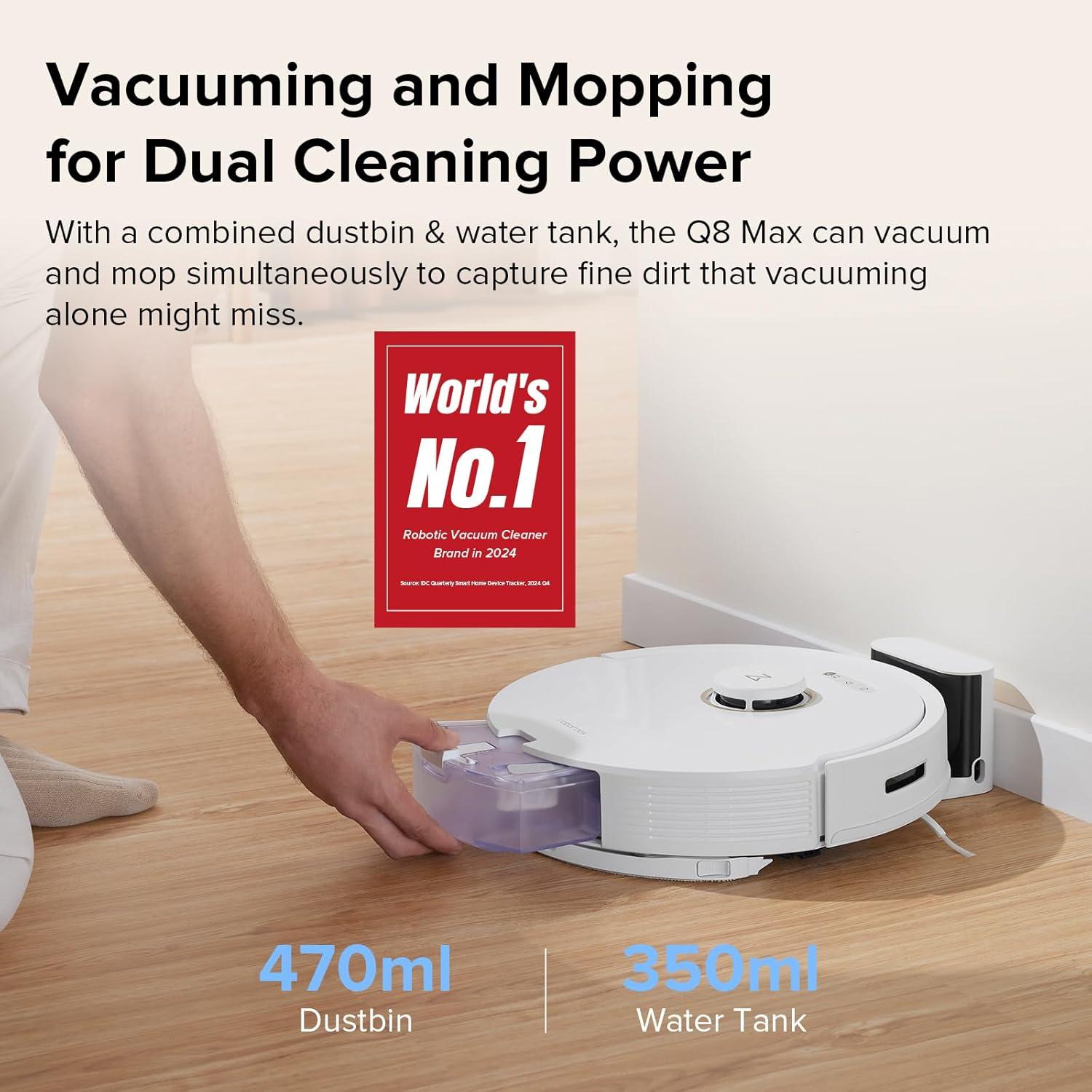 Effortless Deep Cleaning with Roborock Q8 Max's Smart Tech