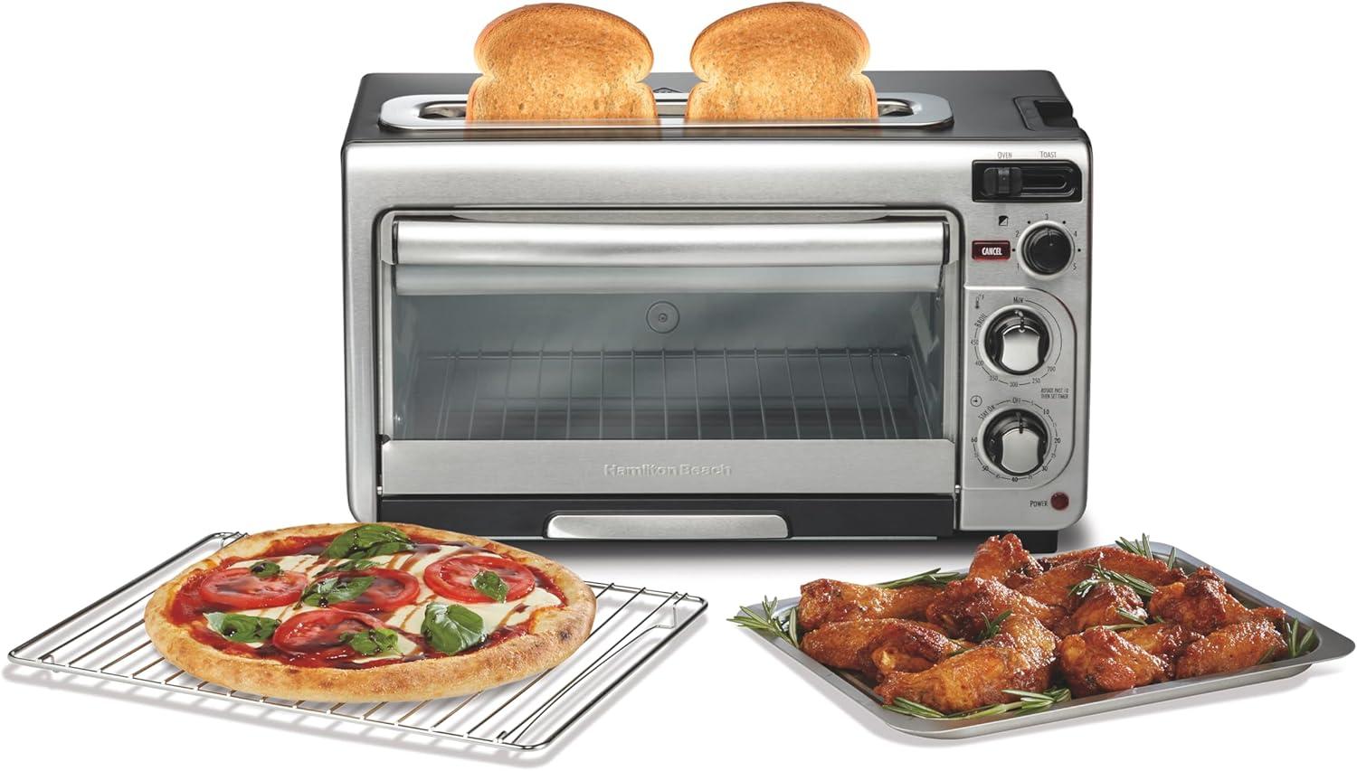 How We save Space and Time with Hamilton Beach's 2-in-1 Oven-Toaster