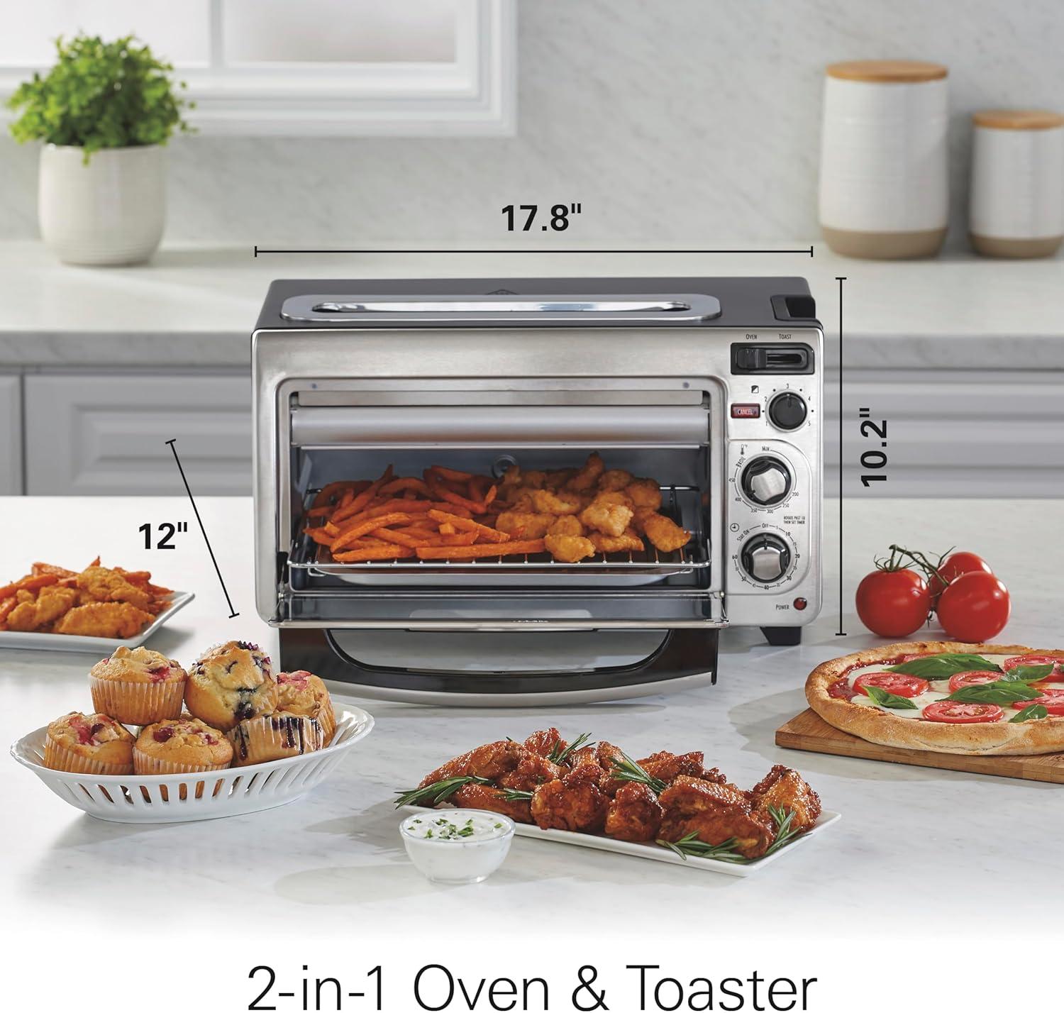 How We Save Space and Time with Hamilton ​Beach's⁢ 2-in-1 Oven-Toaster