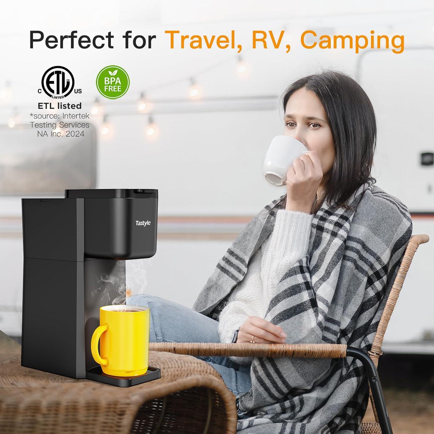 Mini Hot & Iced Coffee Maker: Compact Brew for Every Occasion