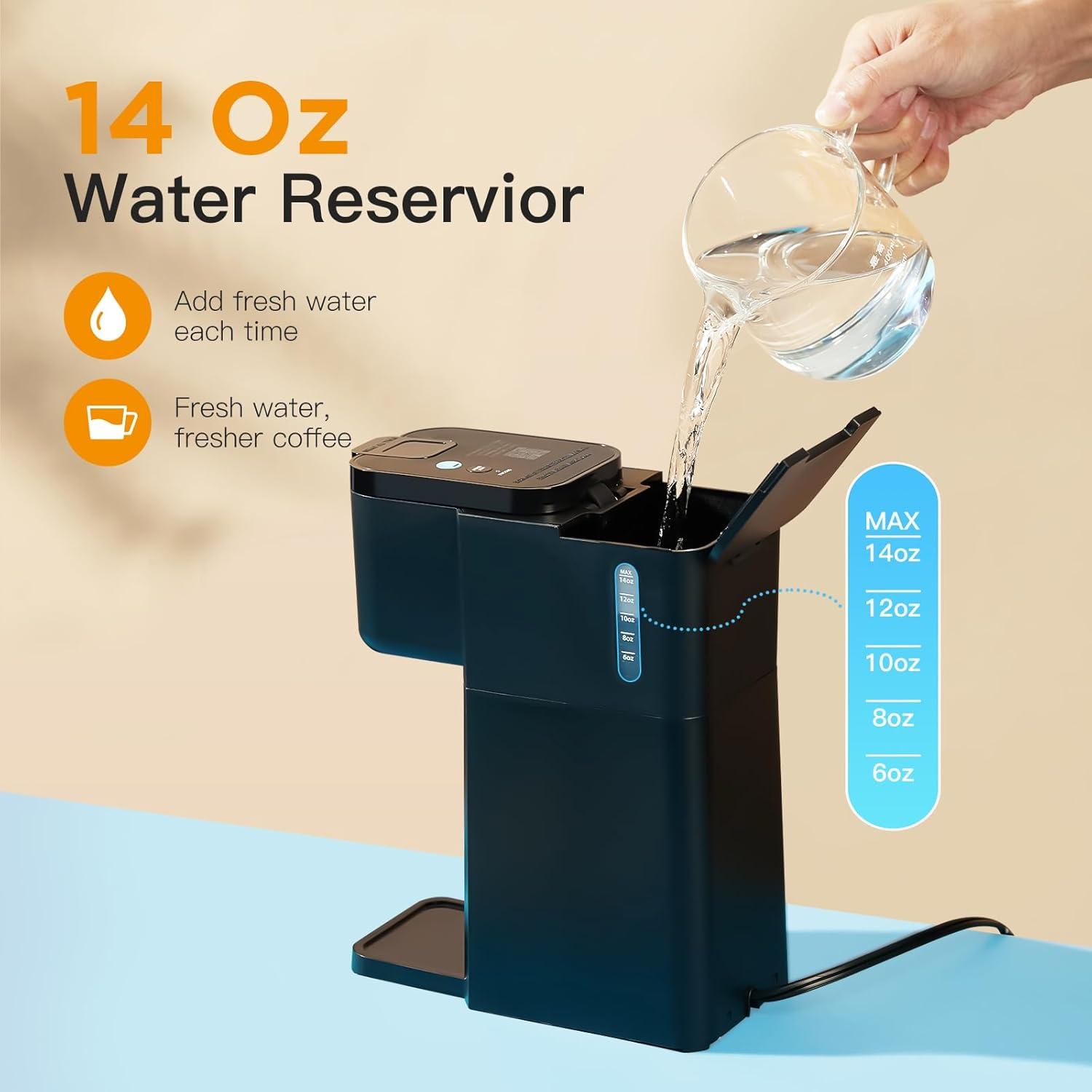 Mini Hot & Iced Coffee maker: Compact brew for Every Occasion