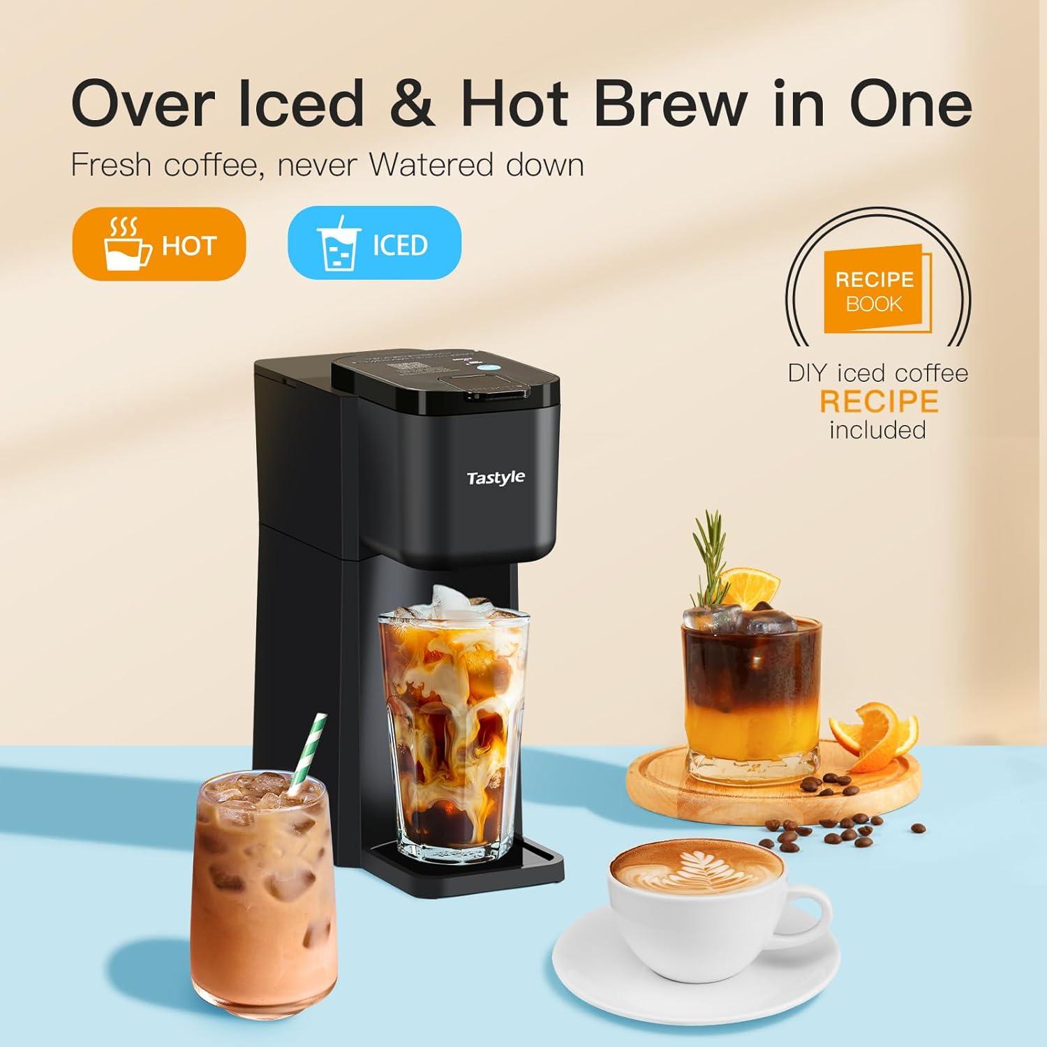 Mini Hot & Iced coffee Maker: Compact Brew for Every Occasion