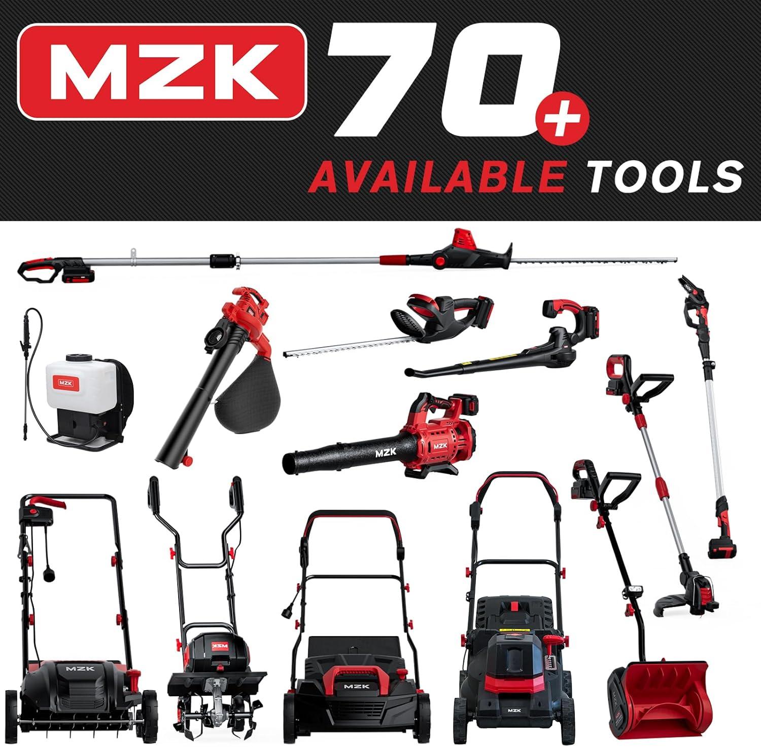 Effortless Lawn Care with MZK's Versatile 2-in-1 dethatcher
