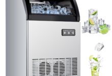 Powerful 120 Lb Day Ice Maker Perfect For Bars Offices
