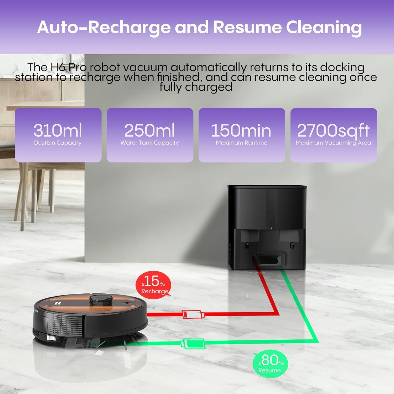 Powerful Cleaning with Smart Mapping: Robot Vacuum & Mop Combo review