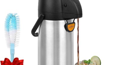 Serving Hot And Cold Drinks With A Large Capacity Airpot Pump