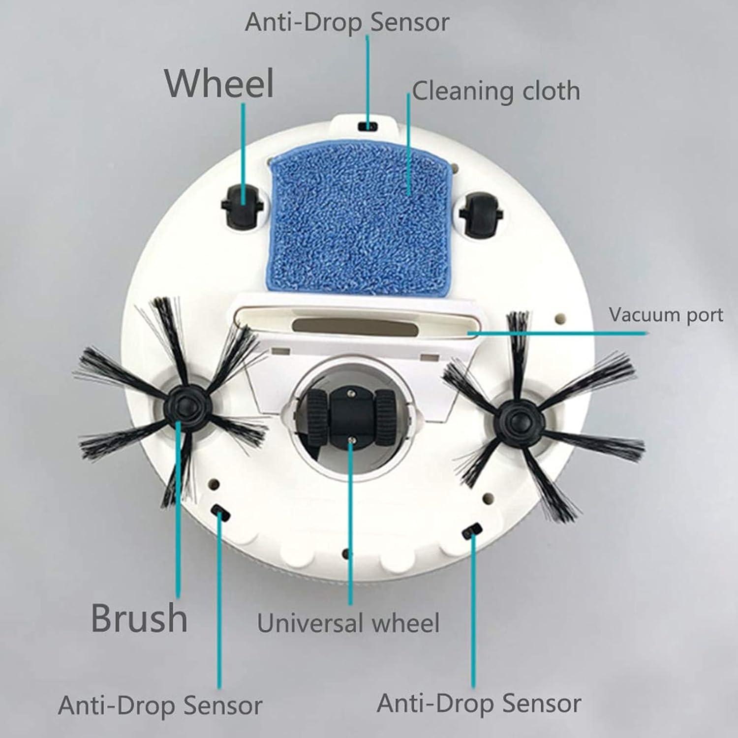 Slim Smart Robot Vacuum: Quiet Cleaning Power for Floors & Pets