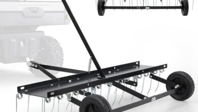 Tackling Lawn Thatch With A 40 Tow Behind Dethatcher Review