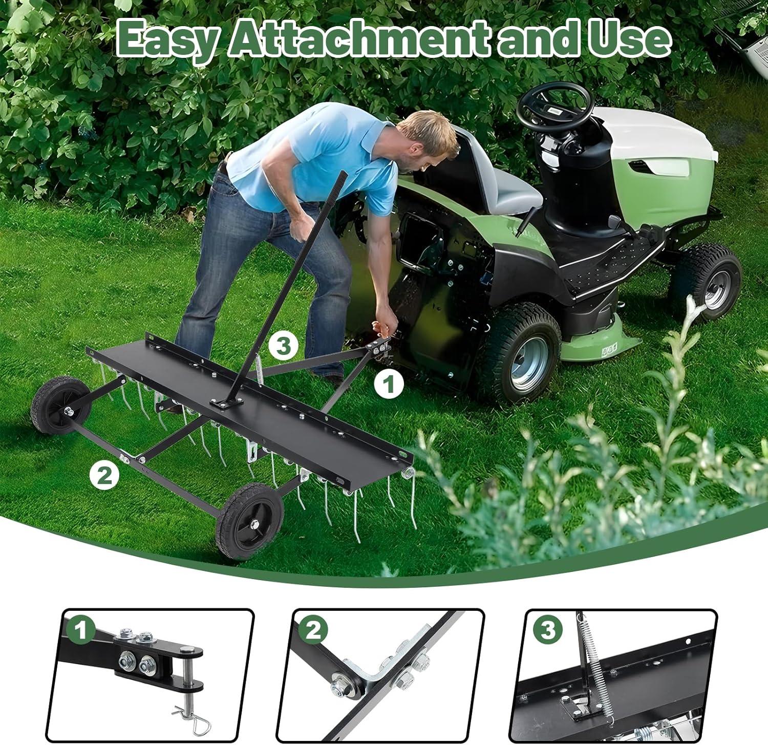 Tackling lawn ‍Thatch with a 40