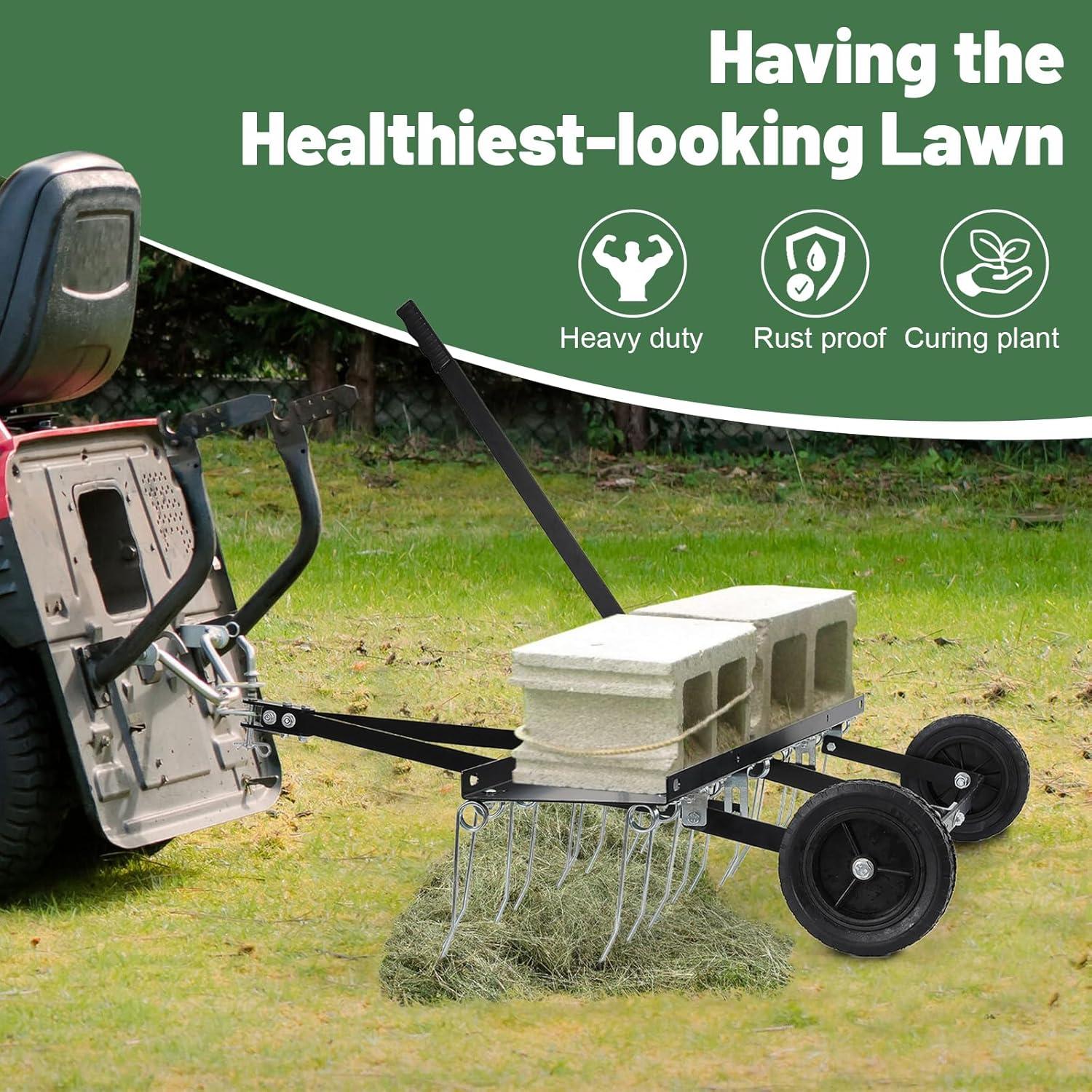 Tackling Lawn Thatch with a 40