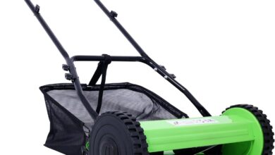 Taming Our Lawn with a 16-Inch 5-Blade Manual Mower