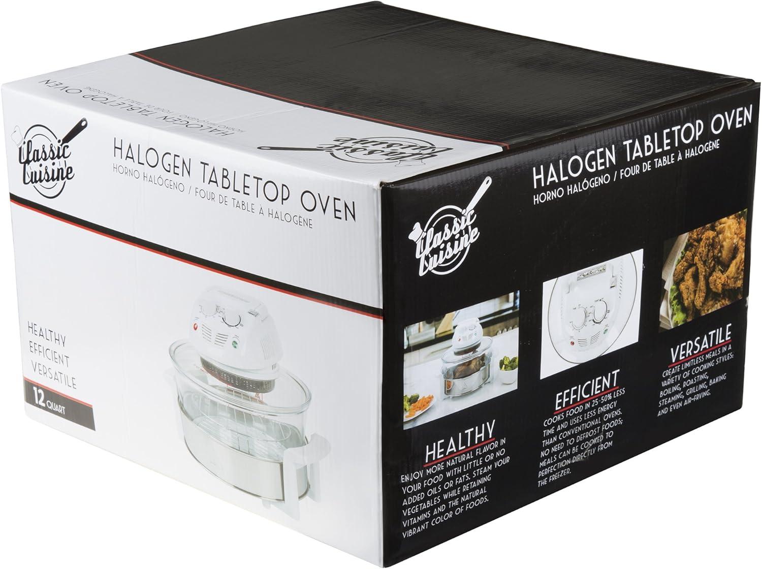 1200W Halogen Oven & Air Fryer: Cooking Made Simple and Fast