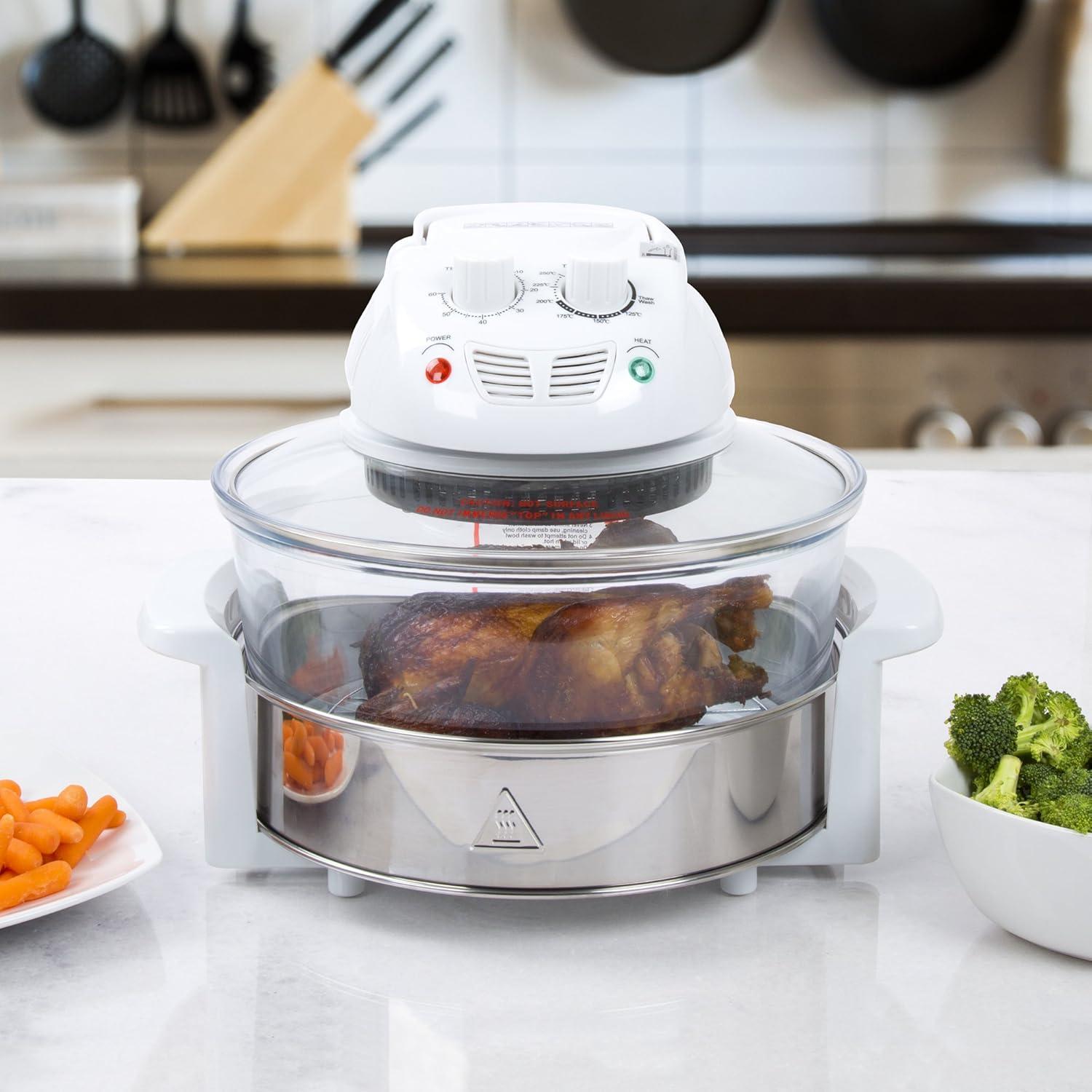 1200W Halogen Oven & Air Fryer: Cooking Made Simple and Fast
