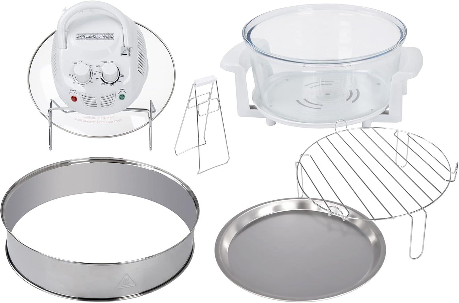 1200W Halogen Oven & Air Fryer: Cooking Made Simple and Fast