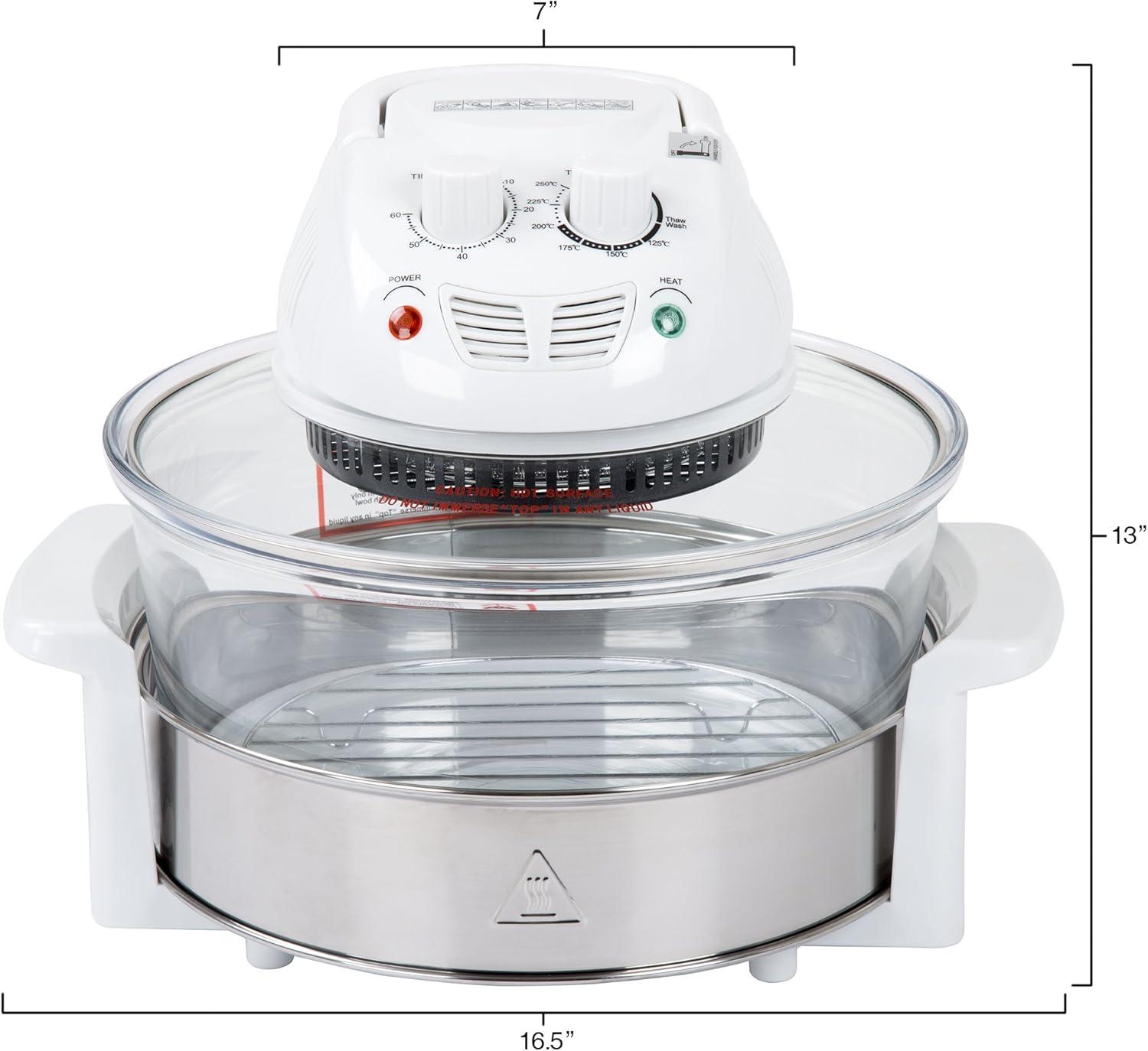 1200W Halogen Oven & Air Fryer: Cooking Made Simple and Fast