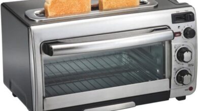 2 In 1 Countertop Oven And Long Slot Toaster On Your Counter
