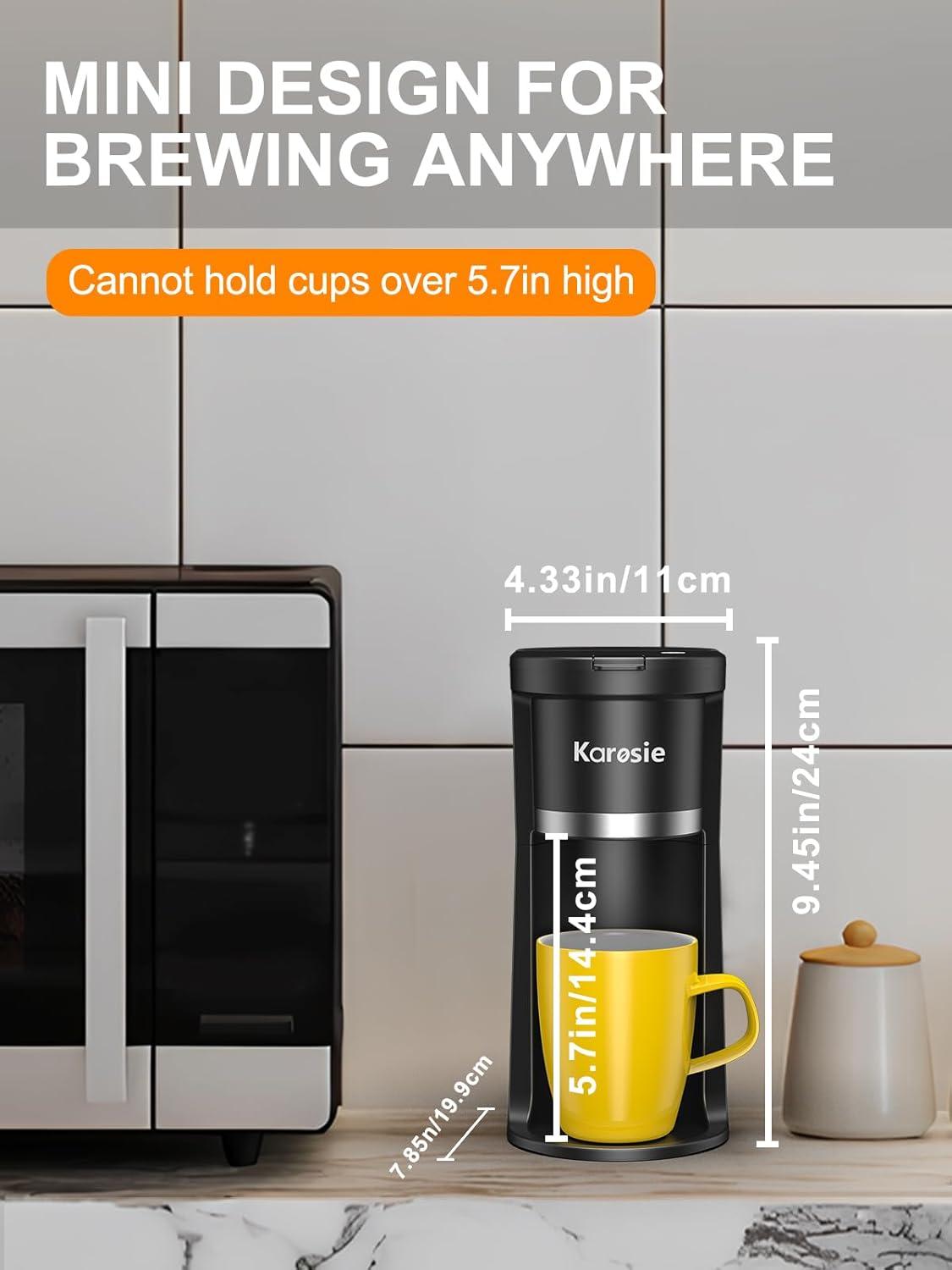 effortless Single-Serve Coffee: Quick, Compact & Customizable