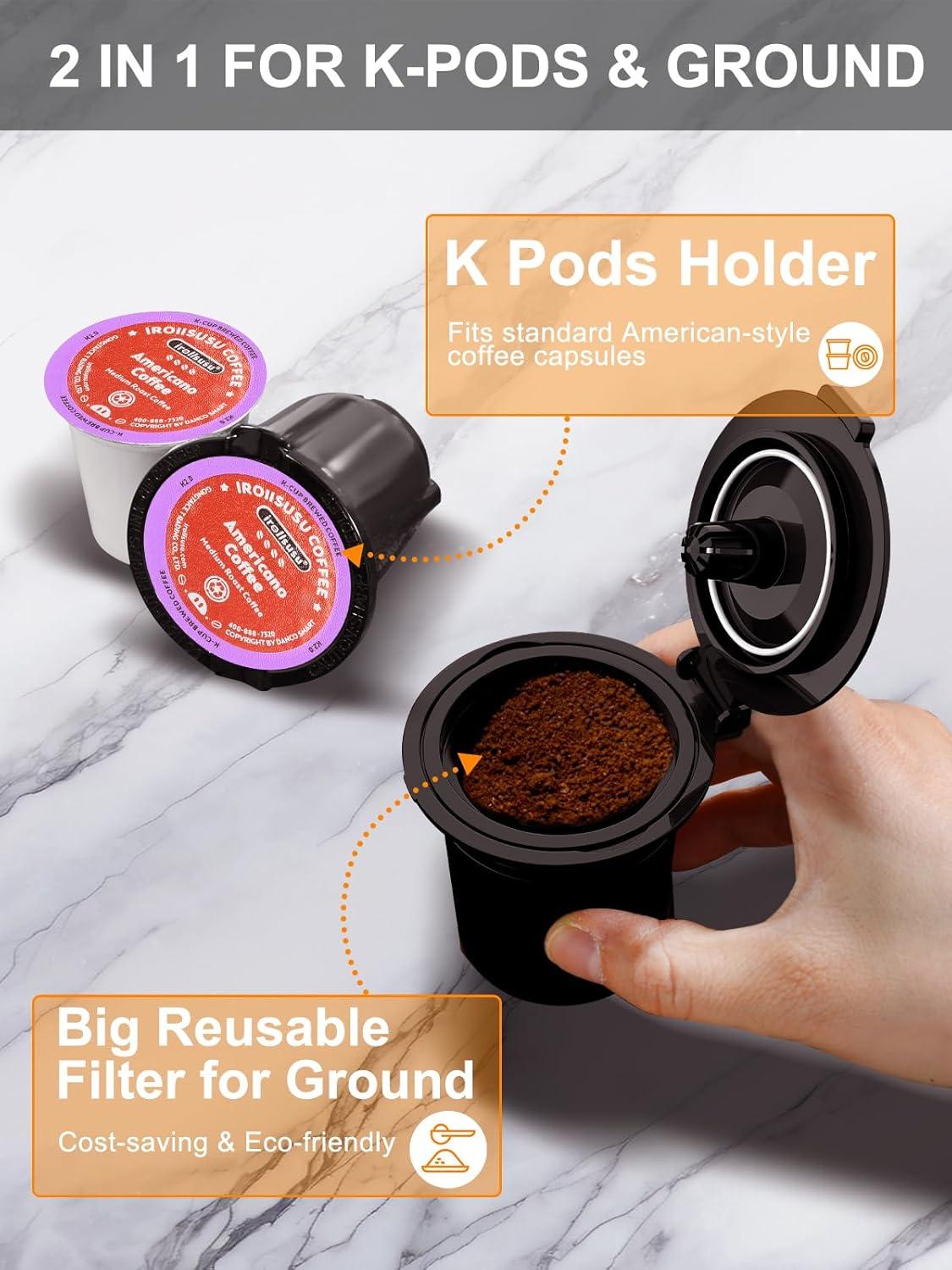 Effortless Single-Serve Coffee: Quick, Compact & Customizable