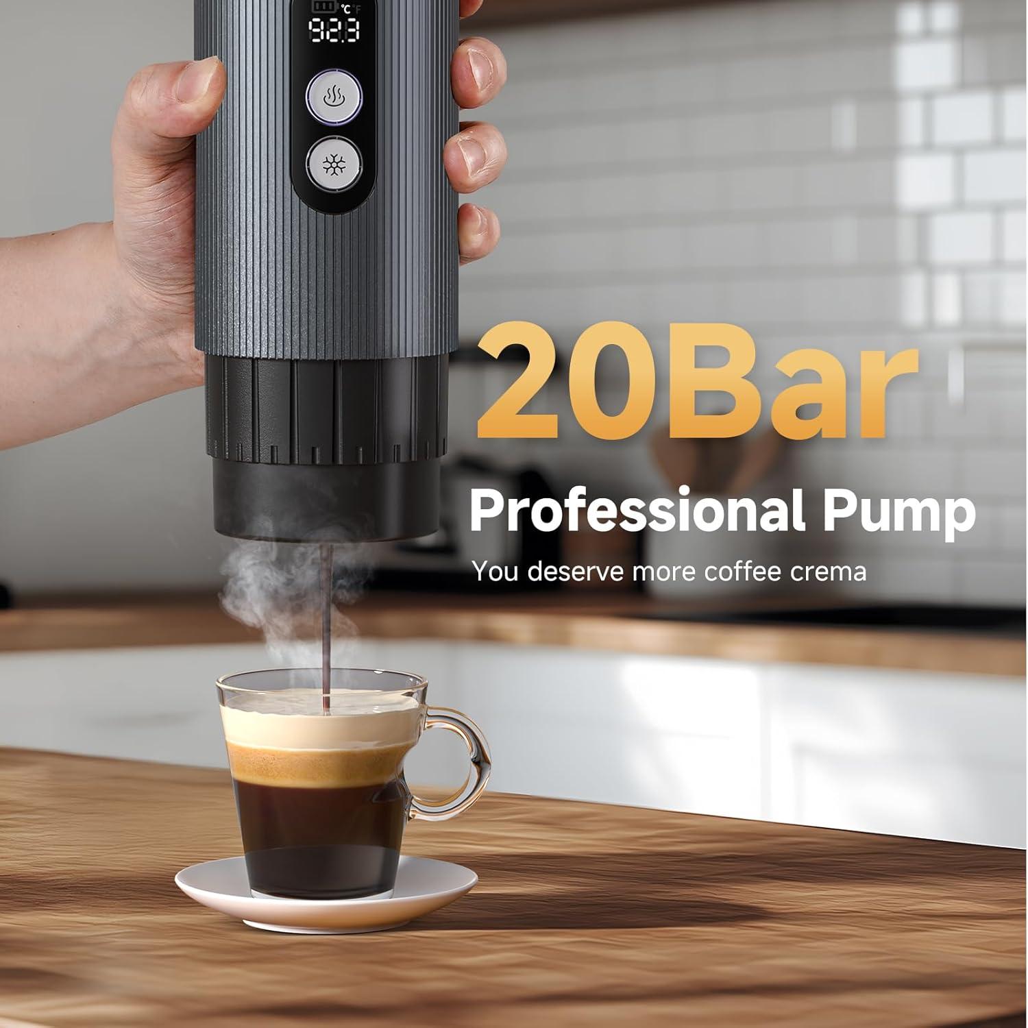 Brew Anywhere: Exploring AMZCHEF's Portable Espresso Maker