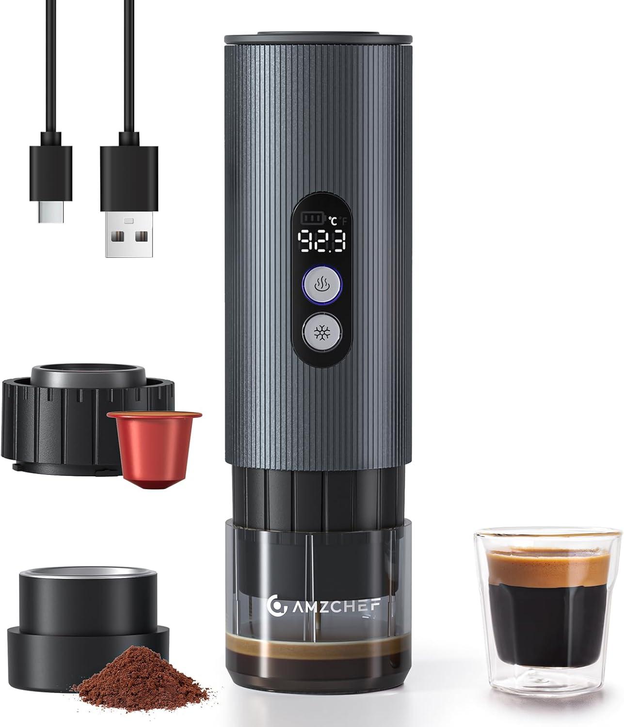 Brew Anywhere: Exploring AMZCHEF's Portable Espresso Maker