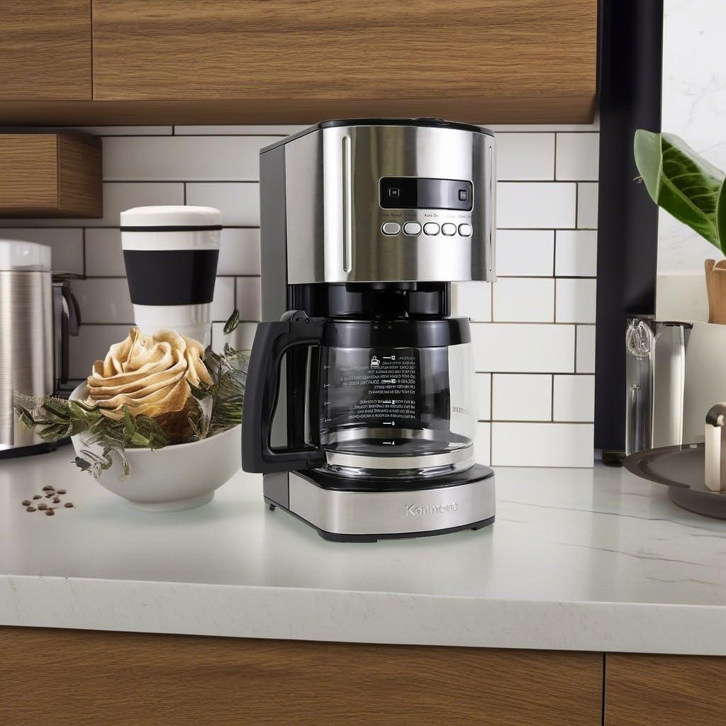 Brew Better Mornings with Kenmore's Versatile 12-Cup Cafe Maker
